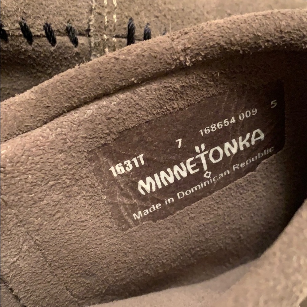 Grey 3 Layer Minnetonka Boots - image 4